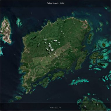Malezya 'ya ait Sulu Denizi' ndeki Pulau Banggi, 4 Haziran 2020 'de çekilmiş bir uydu görüntüsünün karesini aldı.