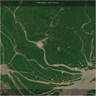 Brezilya 'ya ait Güney Atlantik Okyanusu' ndaki Ilha Buiucu, 31 Ağustos 2023 'te çekilmiş bir uydu görüntüsünün karesini aldı.