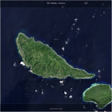Güney Pasifik Okyanusu 'ndaki Ile Futuna, Fransa' ya ait, 26 Kasım 2020 'de çekilmiş bir uydu görüntüsünün karesini aldı.