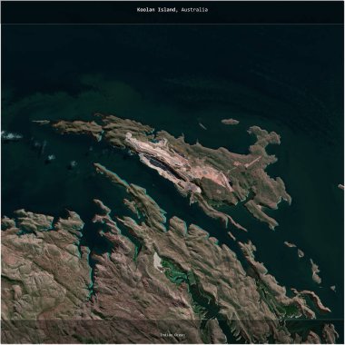 Avustralya 'ya ait Hint Okyanusu' ndaki Koolan Adası, 6 Aralık 2023 'te çekilen uydu görüntüsünün karesini aldı.