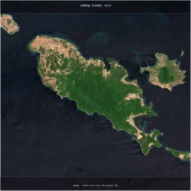 Filipinler 'deki Lubang Adası, 2 Mayıs 2021' de çekilen uydu görüntüsü ile karesini aldı.
