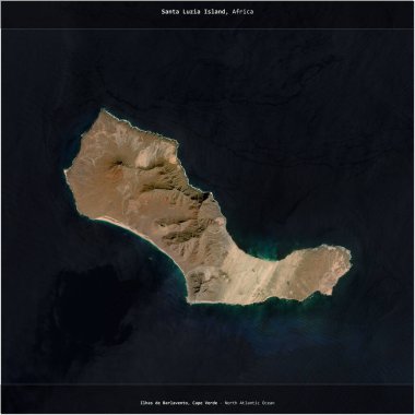Kuzey Atlantik Okyanusu 'ndaki Santa Luzia Adası, Cape Verde' ye ait, 5 Haziran 2023 'te çekilmiş bir uydu görüntüsüyle karesini aldı.