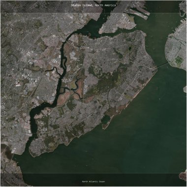 Amerika Birleşik Devletleri 'ne ait Kuzey Atlantik Okyanusu' ndaki Staten Adası, 26 Mart 2023 'te çekilmiş bir uydu görüntüsüyle karesini aldı.
