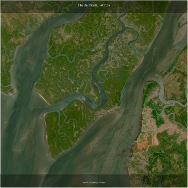 Kuzey Atlantik Okyanusu 'nda Gine' ye ait Ile de Taidi, 15 Mart 2023 'te çekilmiş bir uydu görüntüsüyle karesini aldı.