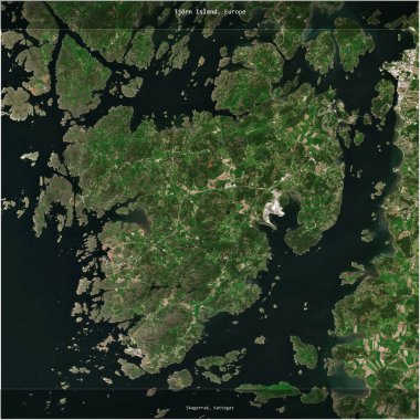 İsveç 'e ait Kattegat' taki Tjorn Adası, 23 Mayıs 2024 'te çekilmiş bir uydu görüntüsünün karesini aldı.