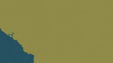 Kosova haritası - sür. Sınır. Desen.