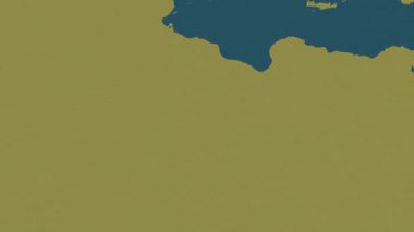 Libya haritası - sür. Sınır. Desen.