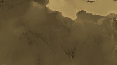 Libya haritası - sür. Sınır. Sepya.