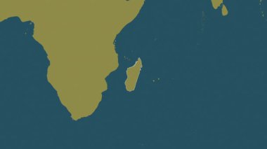 Madagaskar haritası - özüt. Sınır. Şablon. Etiketler