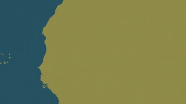 Mali haritası - sür. Sınır. Desen.