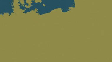 Polonya haritası - sür. Sınır. Desen.