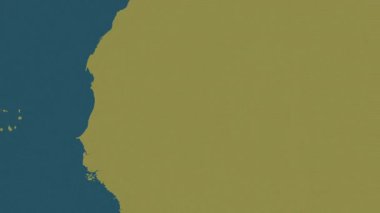 Mali haritası - sür. Bölgeler. Desen.