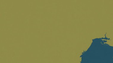 Moldova haritası - sür. Bölgeler. Desen.