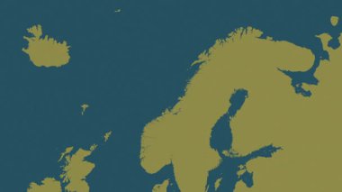 Norveç haritası - sür. Bölgeler. Desen.