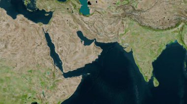 Umman haritası - yakınlaştır. Bölgeler. Uydu.