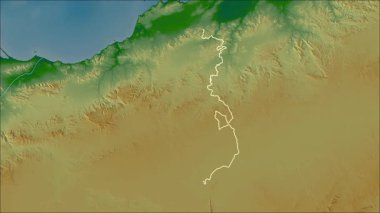 Sidi Bel Abbes - Cezayir eyaleti, çıkarıldı. Fiziksel