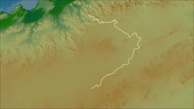 Tiaret - Cezayir vilayeti, çıkarıldı. Fiziksel