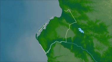 Luanda - Angola vilayeti, çıkarıldı. Fiziksel