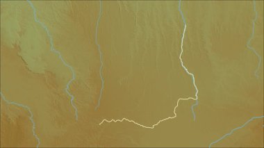 Lunda Sul - Angola vilayeti, çıkarıldı. Fiziksel
