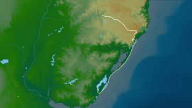 Rio Grande do Sul - Brezilya eyaleti, çıkarıldı. Fiziksel