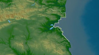 Burgaz - Bulgaristan eyaleti, çıkarıldı. Fiziksel