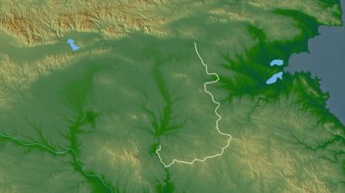 Yambol - Bulgaristan eyaleti, çıkarıldı. Fiziksel