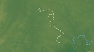 Merkez-Ouest - Burkina Faso bölgesi, boşaltıldı. Fiziksel