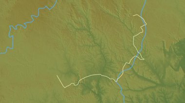 Mambere-Kadei - Orta Afrika Cumhuriyeti vilayeti, çıkarıldı. Fiziksel