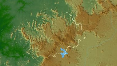 Nord-Ouest - Kamerun bölgesi, boşaltıldı. Fiziksel