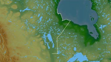 Manitoba - Kanada eyaleti, çıkarıldı. Fiziksel