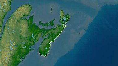 Nova Scotia - Kanada vilayeti, çıkarıldı. Fiziksel