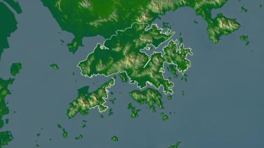 Hong Kong - Çin 'in özerk bölgesi, çıkarıldı. Fiziksel