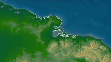 Holguin, Küba, çıkarıldı. Fiziksel