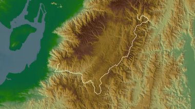 Azuay, Ekvador, çıkarıldı. Fiziksel