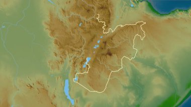 Oromia, Etiyopya, çıkarıldı. Fiziksel