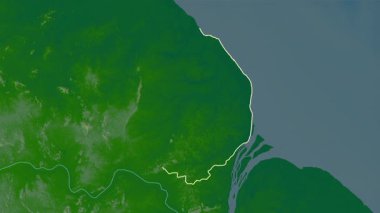 Pomeroon-Supenaam, Guyana, çıkarıldı. Fiziksel