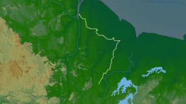 Yukarı Demerara-Berbice, Guyana, çıkarıldı. Fiziksel