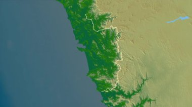 Goa, Hindistan, çıkarıldı. Fiziksel