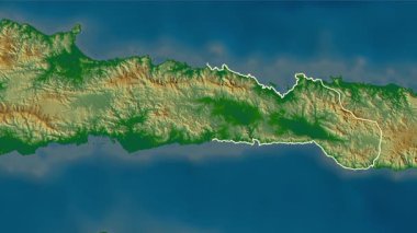 Gorontalo, Endonezya, çıkarıldı. Fiziksel