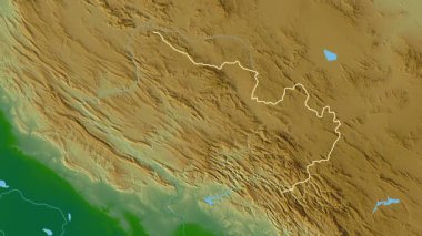Lorestan, İran, çıkarıldı. Fiziksel