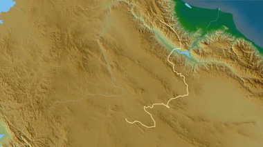 Zanjan, İran, çıkarıldı. Fiziksel