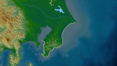 Chiba, Japonya, çıkarıldı. Fiziksel