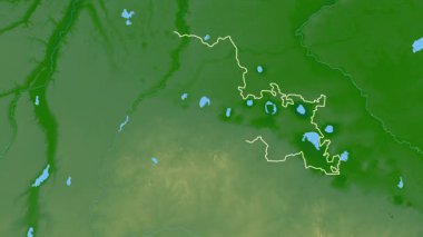 Kuzey Kazakistan, Kazakistan, çıkarıldı. Fiziksel