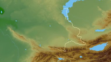 Zhambyl, Kazakistan, çıkarıldı. Fiziksel