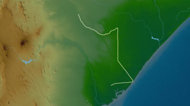 Garissa, Kenya, çıkarıldı. Fiziksel