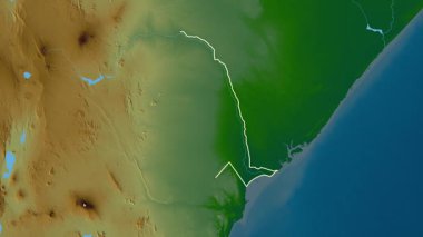 Tana Nehri, Kenya, çıkarıldı. Fiziksel