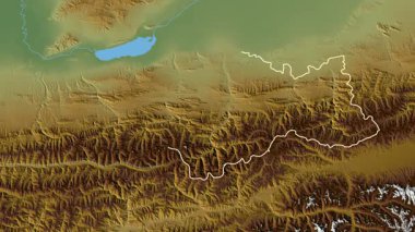 Batken, Kırgızistan, çıkarıldı. Fiziksel