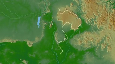 Champasak, Laos, çıkarıldı. Fiziksel