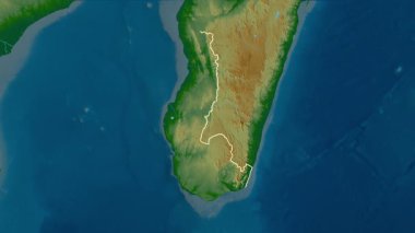 Toliary, Madagaskar, çıkarıldı. Fiziksel