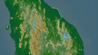 Kelantan, Malezya, çıkarıldı. Fiziksel